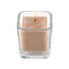 Square Votive Holder with Candle